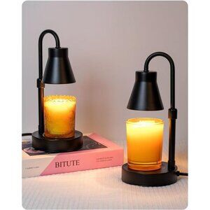 2 Pack Candle Warmer Lamp - Adjustable Height Candle Lamp Warmer, Stepless